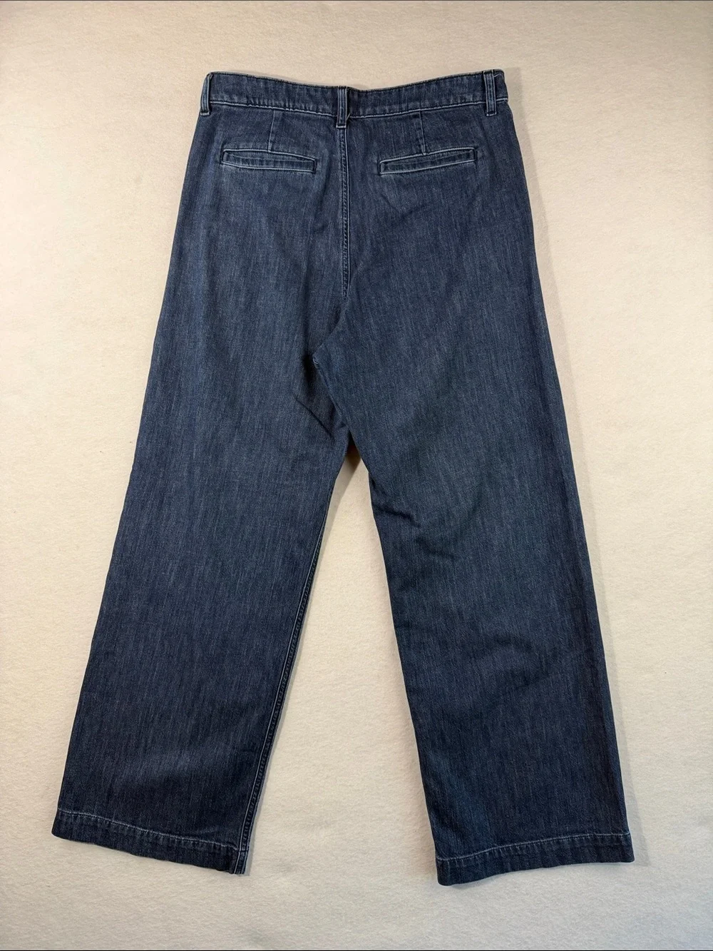 J. Crew women’s wide leg -Leg trouser Jeans in Dark Blue